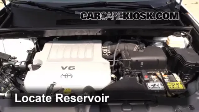 2012 Toyota Highlander 3.5L V6 Líquido limpiaparabrisas Agregar líquido